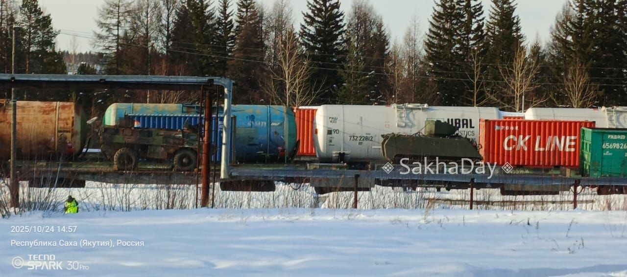 Трофейная техника НАТО прибыла в Якутию