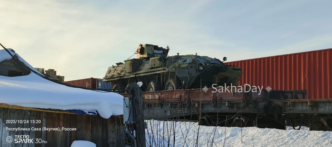 Трофейная техника НАТО прибыла в Якутию Трофейная техника НАТО прибыла в Якутию