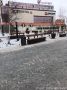 Уборка мусора муниципальными дворниками на территории Центрального округа