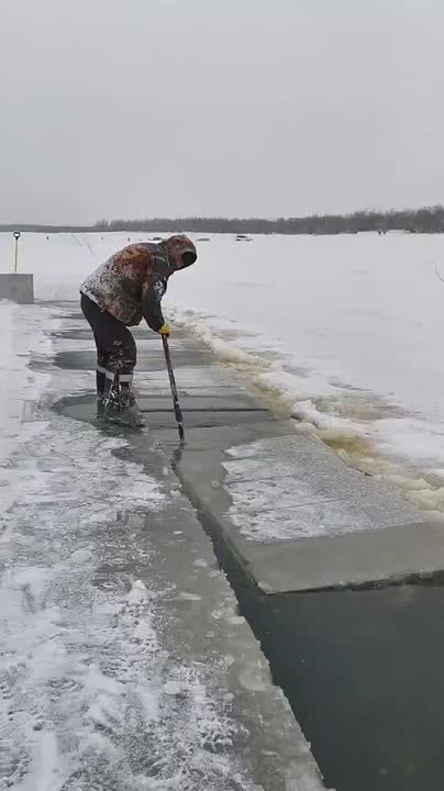 Сезон заготовки льда начался