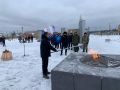 В селе Бердигестях зажгли Вечный огонь в память о героях Великой Отечественной войны
