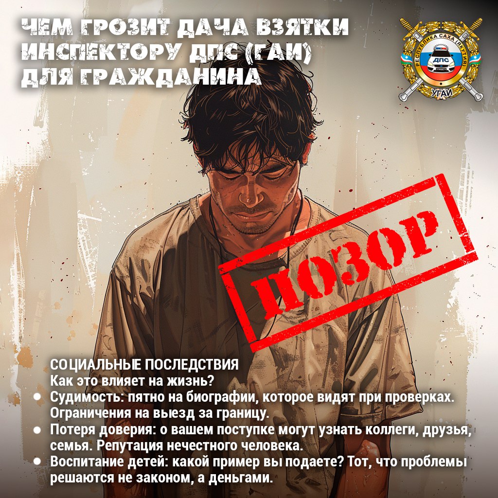 Чем грозит дача взятки инспектору ДПС (ГИБДД) для гражданина Чем грозит дача взятки инспектору ДПС (ГИБДД) для гражданина