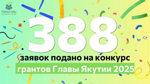 388 заявок подано: Якутия выбирает лучшие проекты для общества