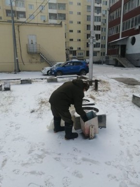 С добрым утром! Наши дворники каждый день убирают мусор с улиц Губинского округа