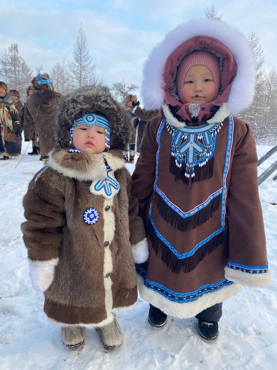 Эвенкийский обрядовый праздник первого снега — "Синилгэн" Эвенкийский обрядовый праздник первого снега — "Синилгэн"