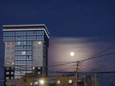 Луна в Якутске. #отподписчика