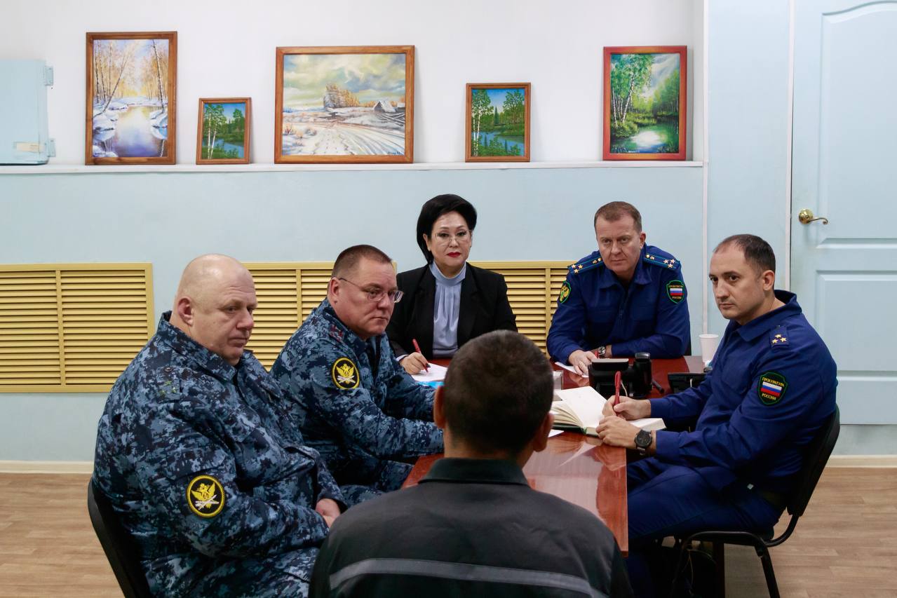 Заместитель прокурора республики Павел Смагоринский провел выездную проверку исправительной колонии № 6 Заместитель прокурора республики Павел Смагоринский провел выездную проверку исправительной колонии № 6