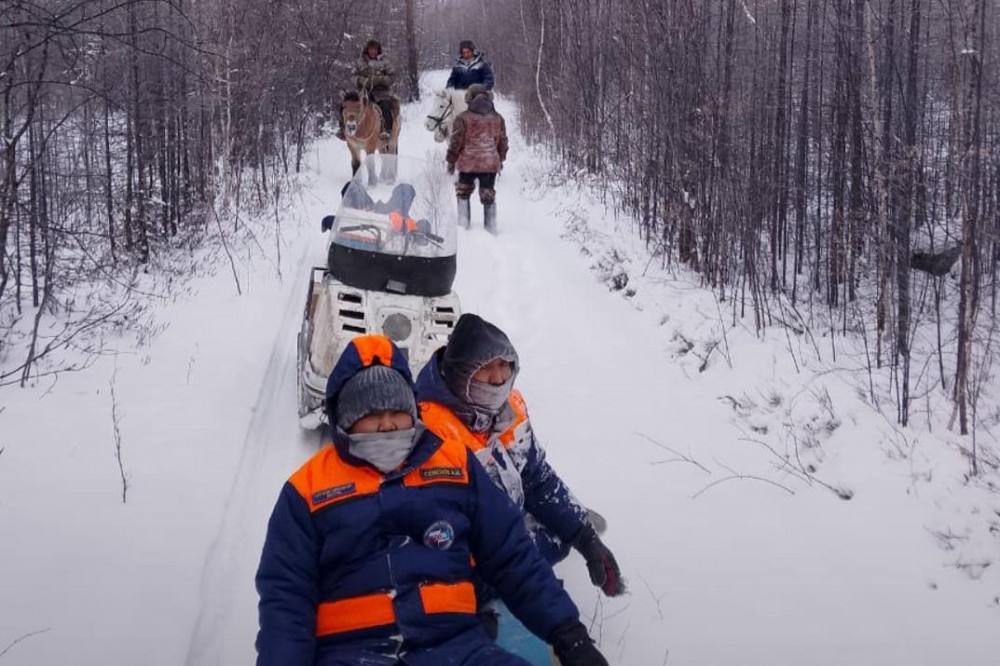 «Он лежал на снегу, лицом вниз»: подробности поисков охотника в Верхневилюйском районе