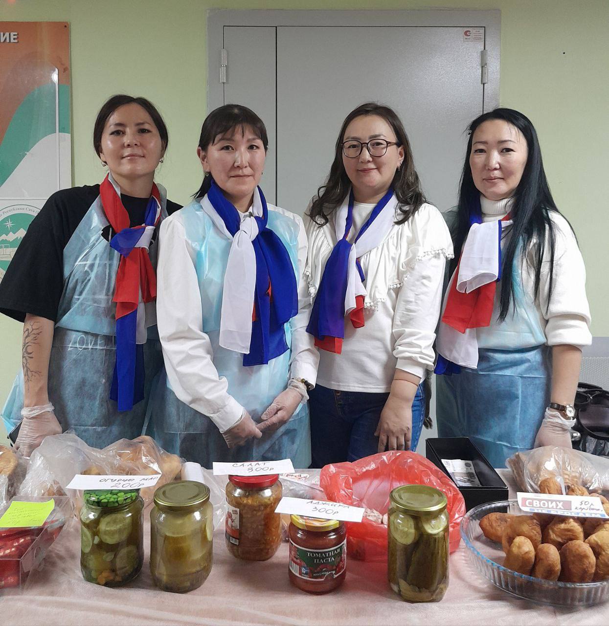 Патриотическая благотворительная ярмарка прошла в Хандыге