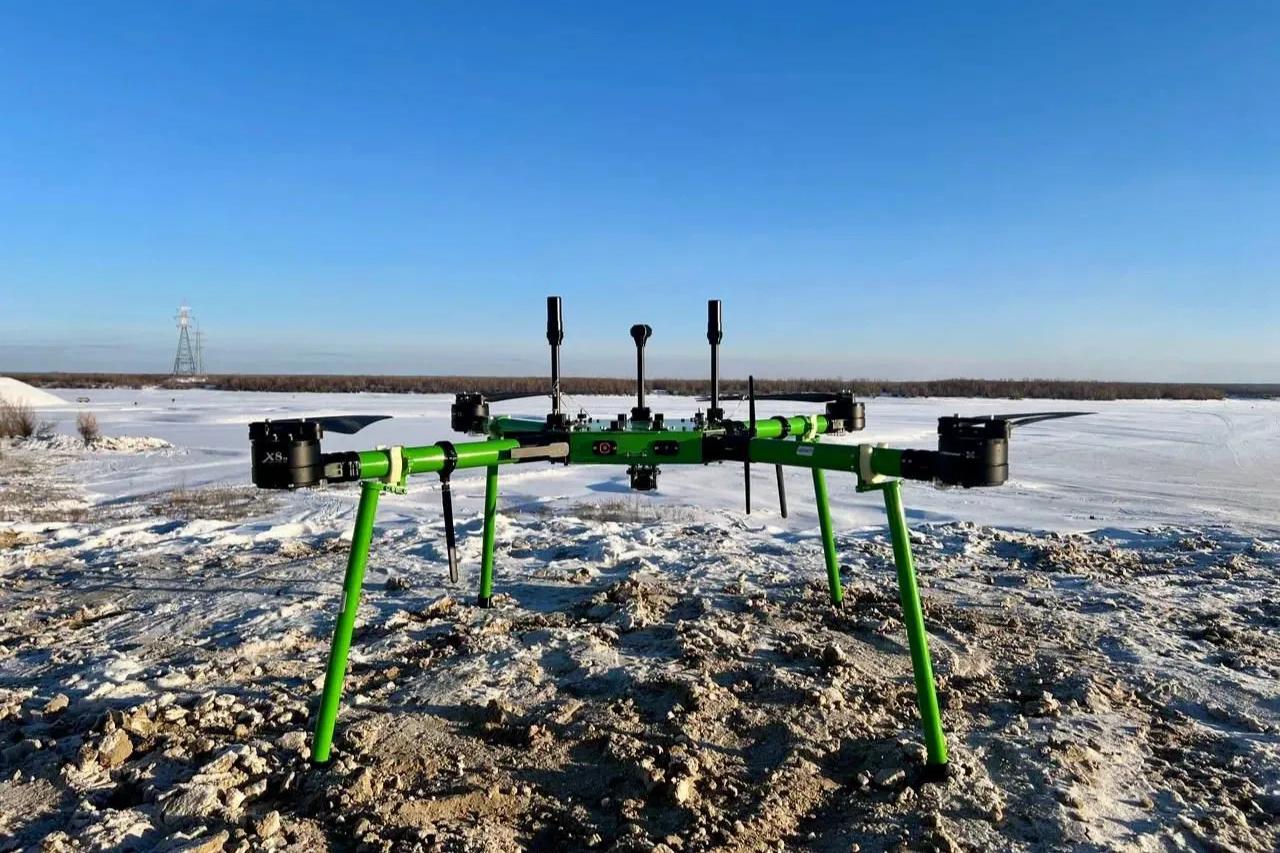 Дроны будут доставлять грузы в 30-градусный мороз в Якутии