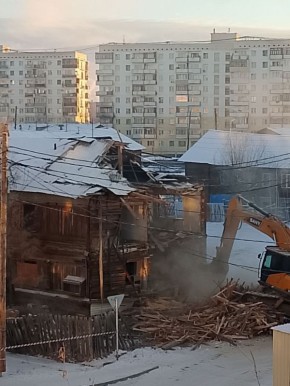 #отподписчиков. Снос расселенного аварийного дома по адресу ул. Маяковского, 87