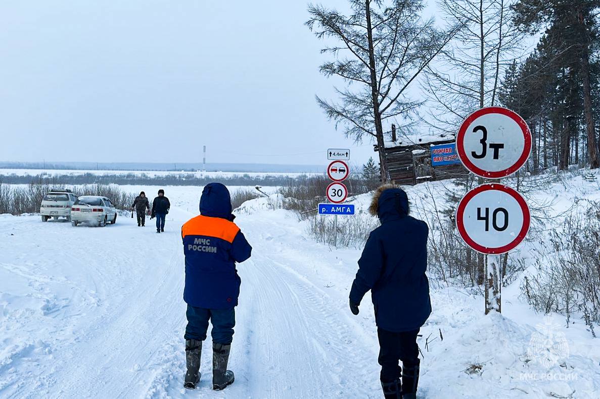 В Якутии разрешено движение по семи ледовым переправам