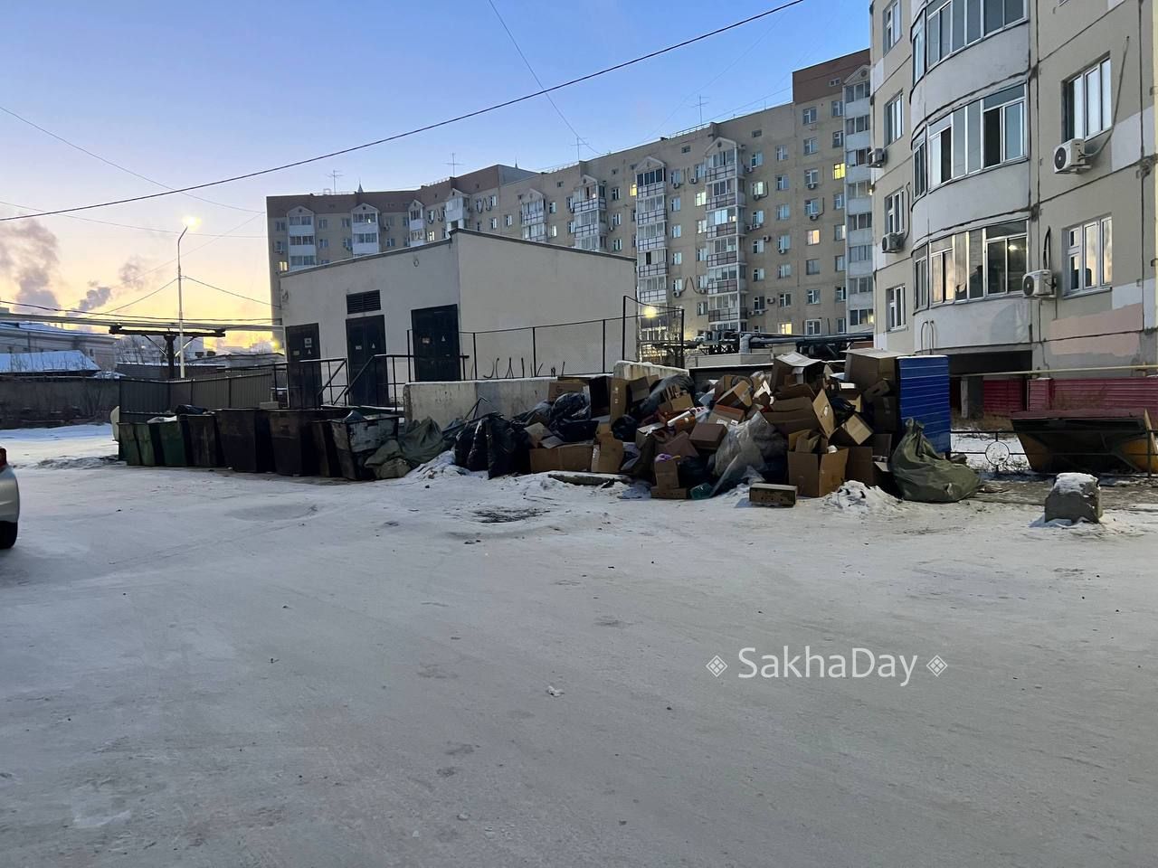 #пишут. Ленина 42. Двор у нас выгладит так