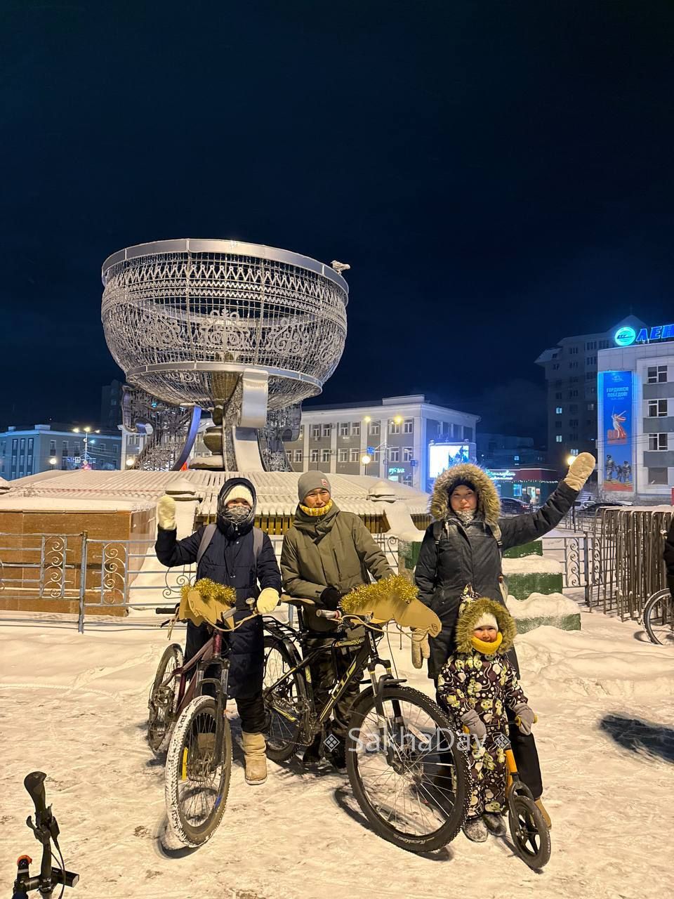 Веловыезд в день рождения Деда Мороза Веловыезд в день рождения Деда Мороза