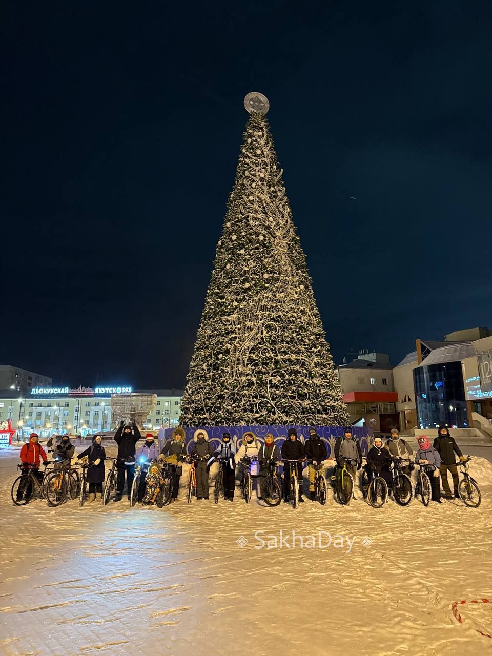 Веловыезд в день рождения Деда Мороза Веловыезд в день рождения Деда Мороза