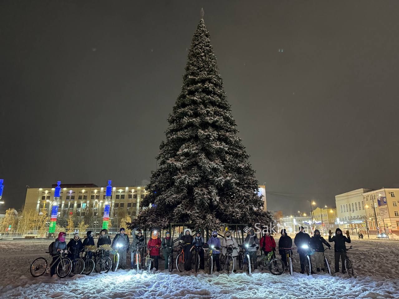 Веловыезд в день рождения Деда Мороза Веловыезд в день рождения Деда Мороза