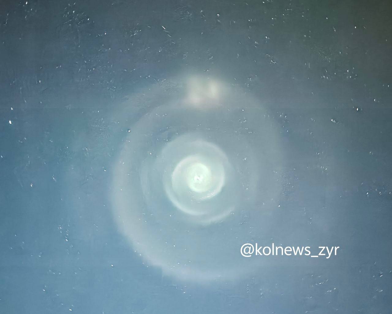 Ученые связали «спираль в небе» над Колымой с запуском ракеты Falcon 9