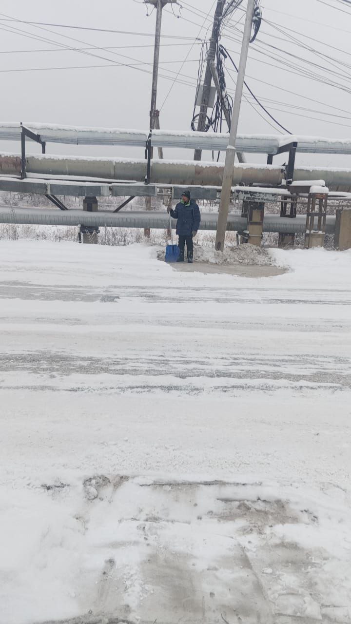 Ежедневная работа муниципальных дворников по уборке снега на территории Автодорожного округа Ежедневная работа муниципальных дворников по уборке снега на территории Автодорожного округа