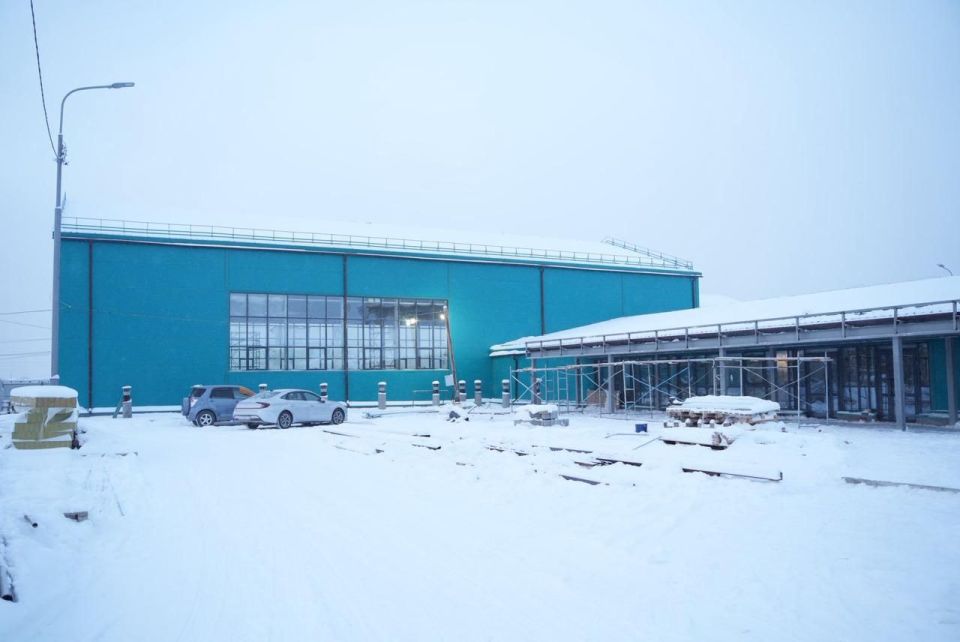 Евгений Григорьев: Завершается строительство многофункционального спортивного зала в мкр