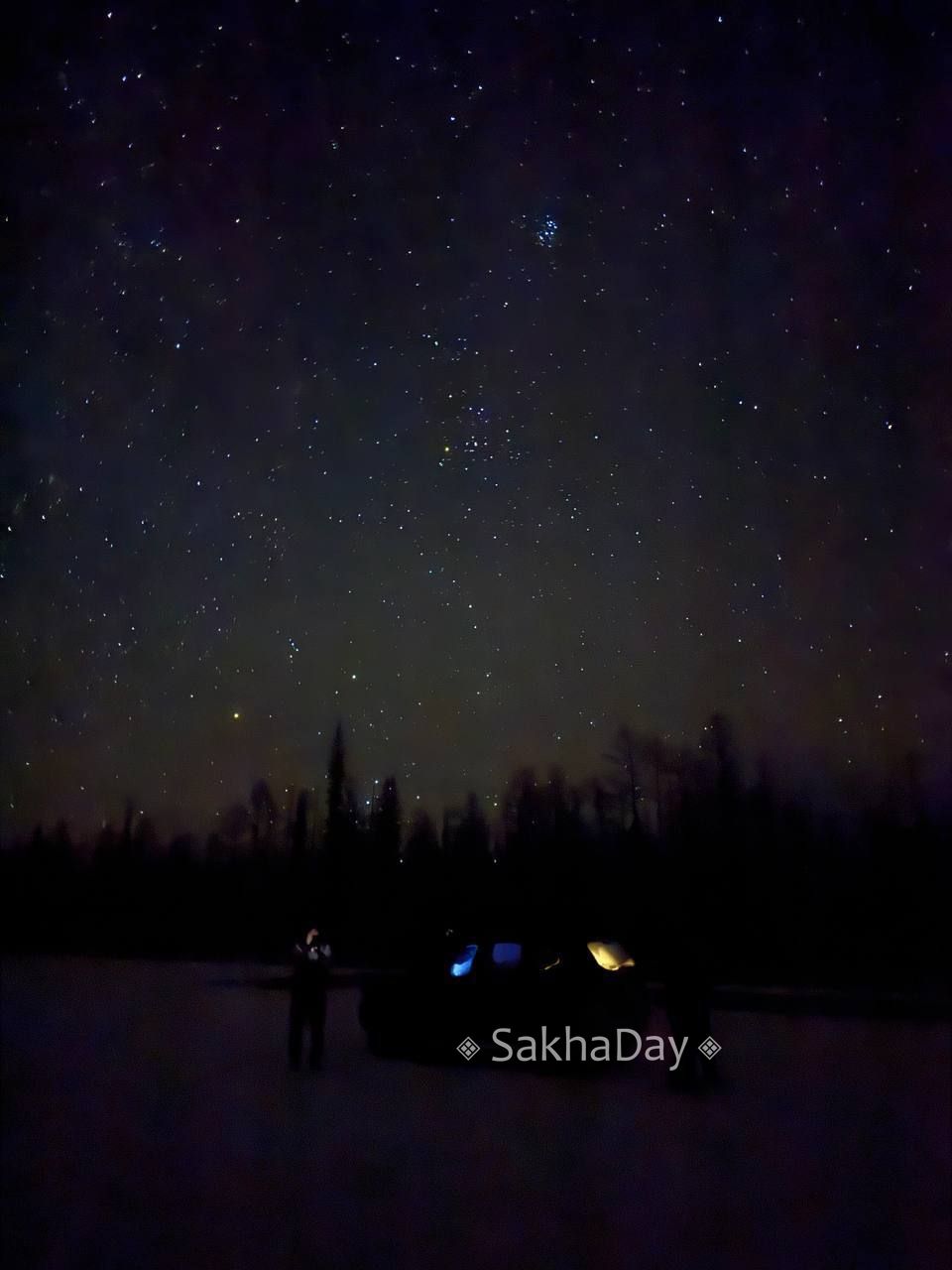 На трассе звездное небо #дляsakhaday На трассе звездное небо #дляsakhaday