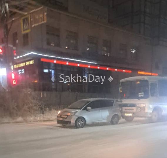 ДТП на Дзержинского. #дляsakhaday ДТП на Дзержинского. #дляsakhaday