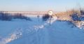 Грузоподъемность увеличили до пяти тонн на ледовом автозимники через реку Амгу