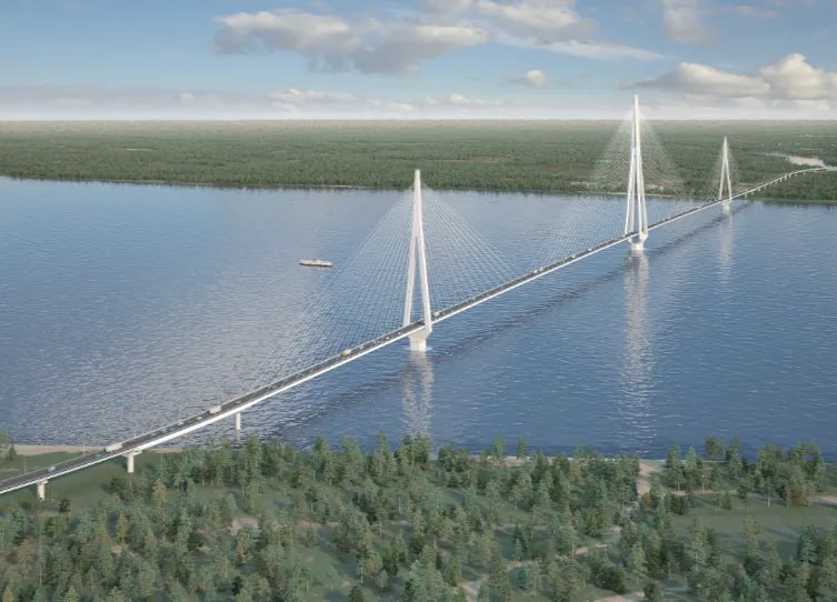 На строительство Ленского моста за три года предусмотрено более 41 миллиарда рублей федеральных дотаций