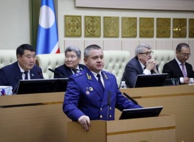 Прокурор Республики Саха (Якутия) Сергей Дябкин принял участие в пятнадцатом (очередном) пленарном заседании Государственного Собрания (Ил Тумэн) Республики Саха (Якутия) седьмого созыва