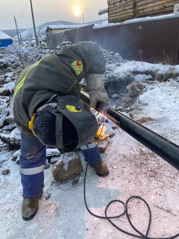 В селе Табага на улицах Терешковой, Пеледуйской и Березовой ведутся работы по строительству распределительных газовых сетей