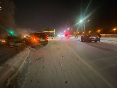 За прошедшие сутки на территории города Якутска зарегистрировано 8 дорожнотранспортных происшествий, в одном из которых травмы получили 3 человека