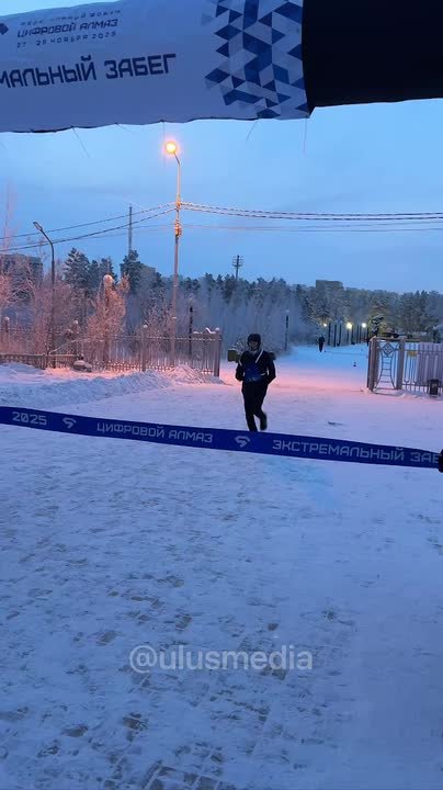 На экстремальном забеге первым финишировал Алексеев Алексей