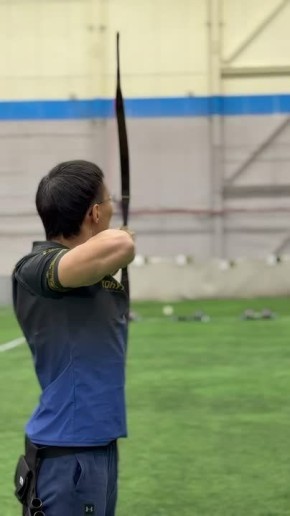 Николай Матаннанов с 55 очками вышел в единоличные лидеры в стрельбе из лука!!!