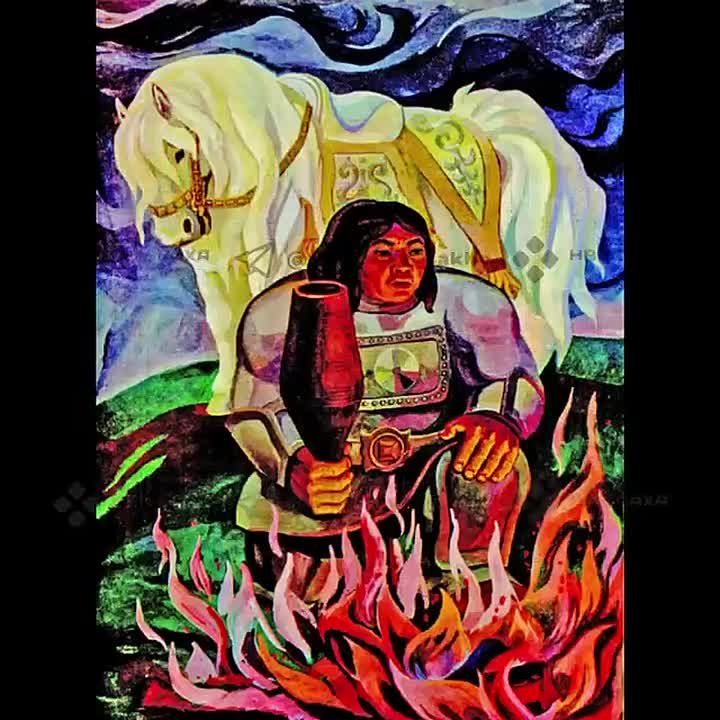 Олонхо в исполнении Гаврила Колесова