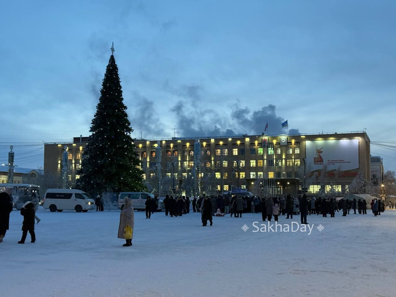 Волшебная атмосфера на площади Волшебная атмосфера на площади