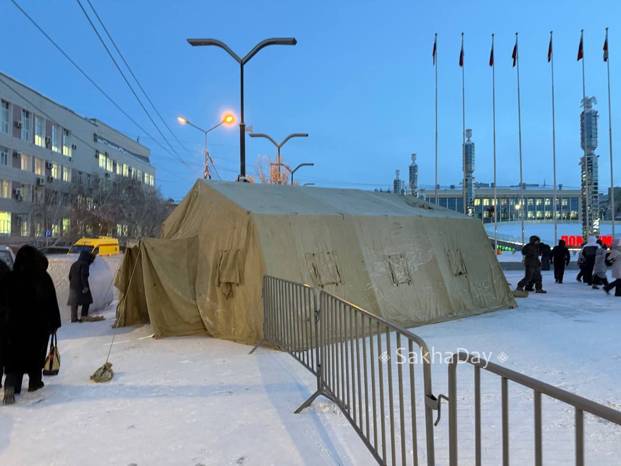 Волшебная атмосфера на площади Волшебная атмосфера на площади