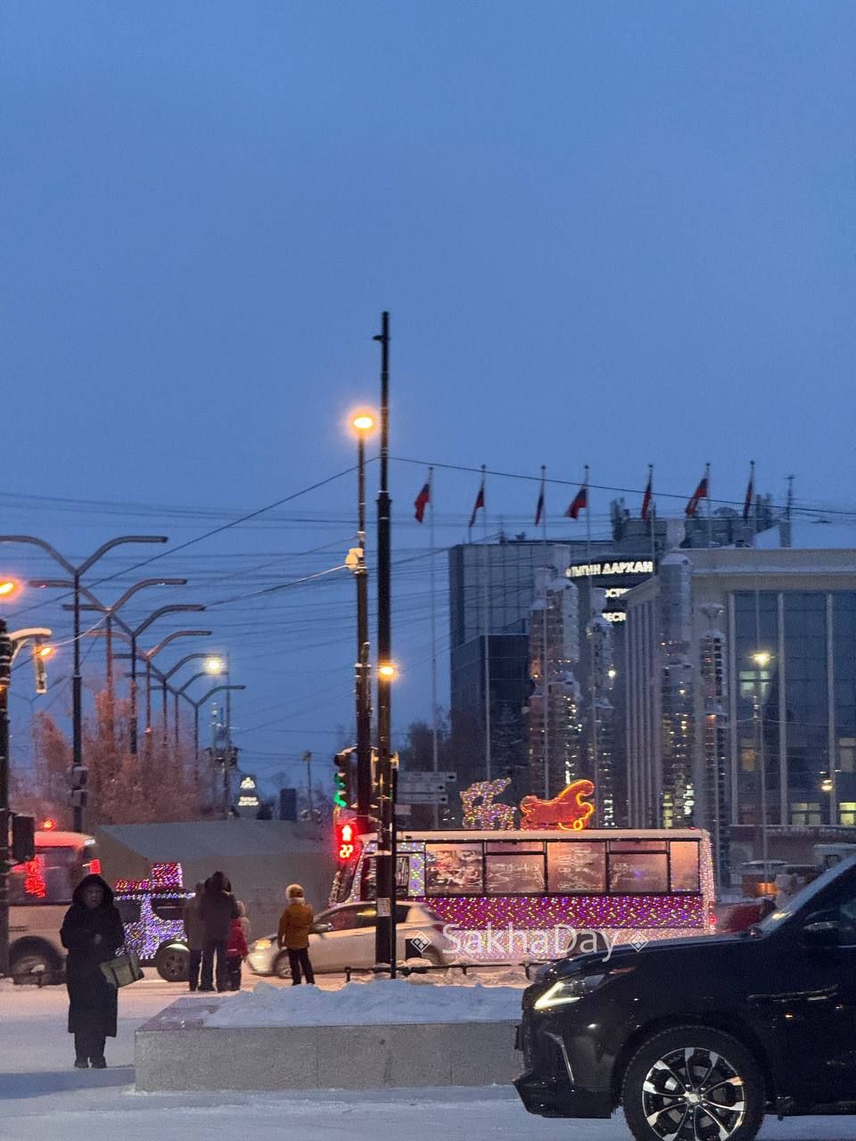 Волшебная атмосфера на площади Волшебная атмосфера на площади