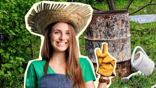 Любимая садовая бочка простоит не один год: на ржавчину нашли управу