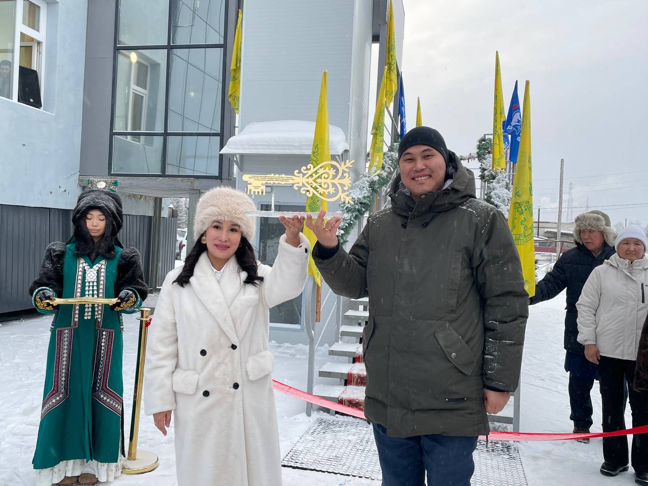 Торжественное открытие культурного центра в селе Крестях