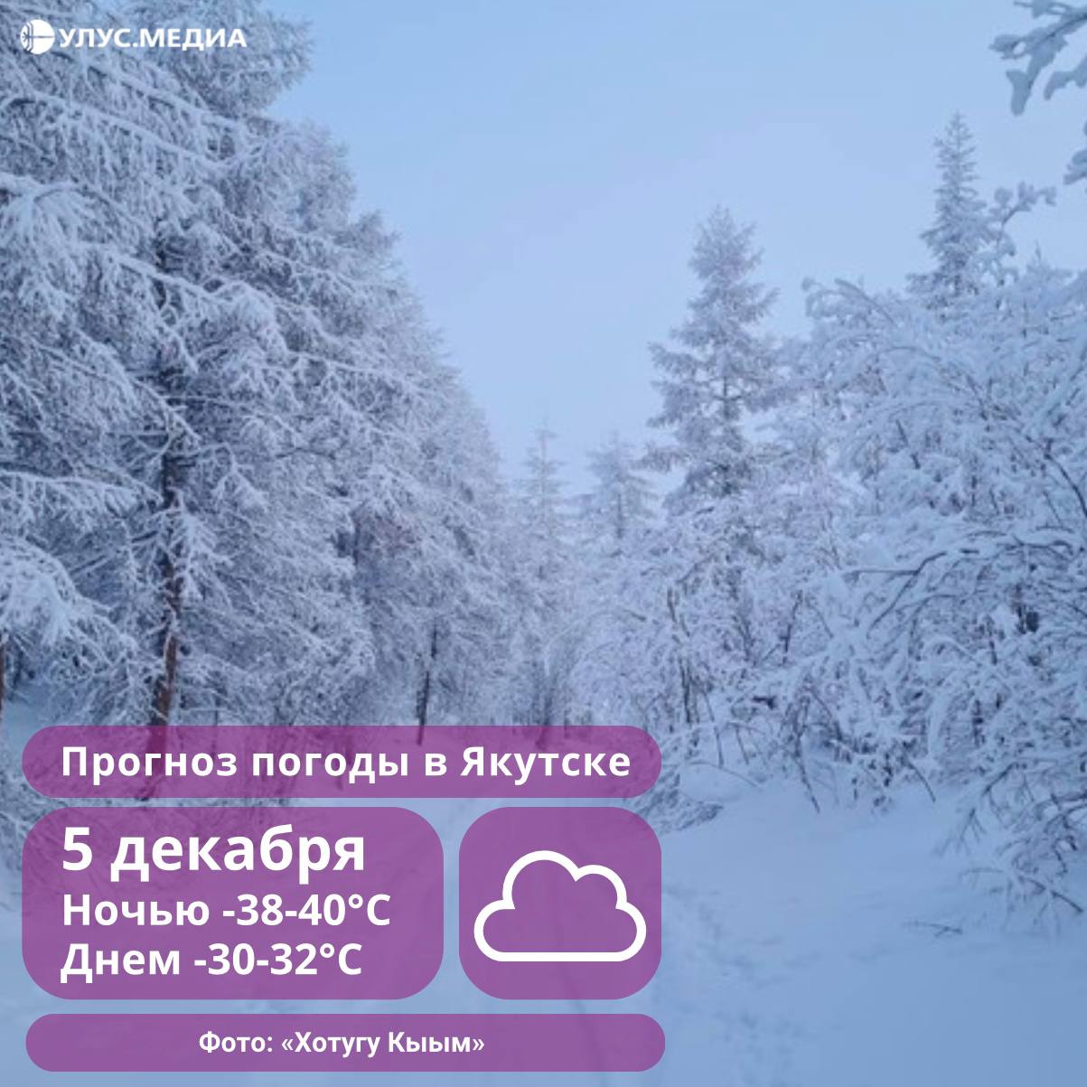На Колыме завтра сильный ветер и снег: о погоде в Якутии на 5 декабря