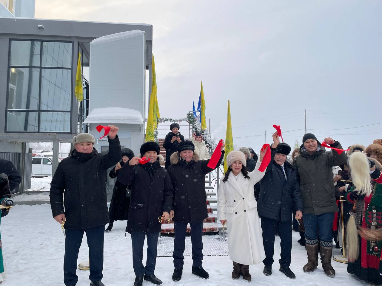 Торжественное открытие культурного центра в селе Крестях Торжественное открытие культурного центра в селе Крестях