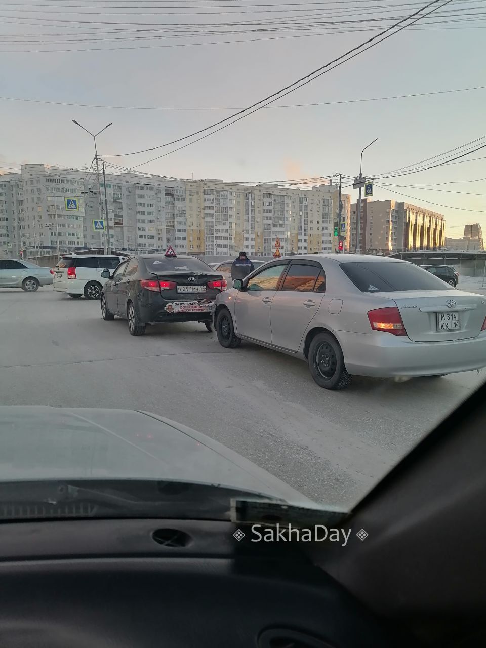 Рядом второе дтп Ойунского Петровского