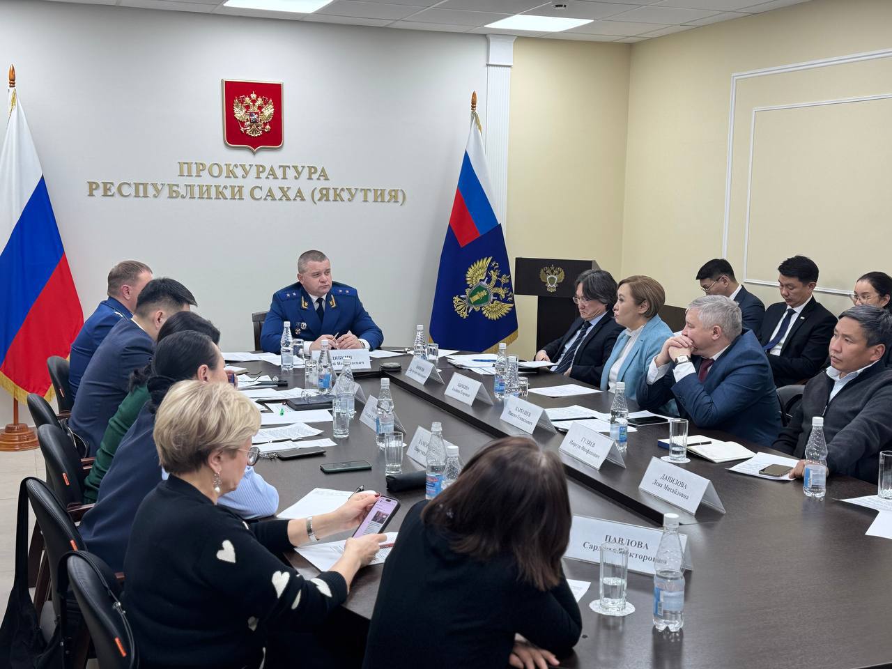 Под председательством прокурора Республики Саха (Якутия) Сергея Дябкина состоялось очередное заседание Общественного совета по защите прав малого и среднего бизнеса