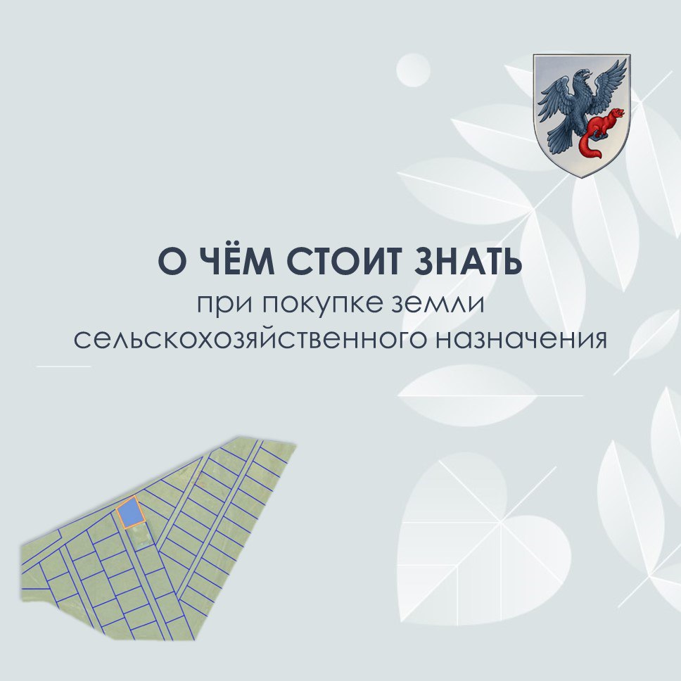 #ПолезнаяИнформация. Земли сельскохозяйственного назначения: что нужно знать перед покупкой