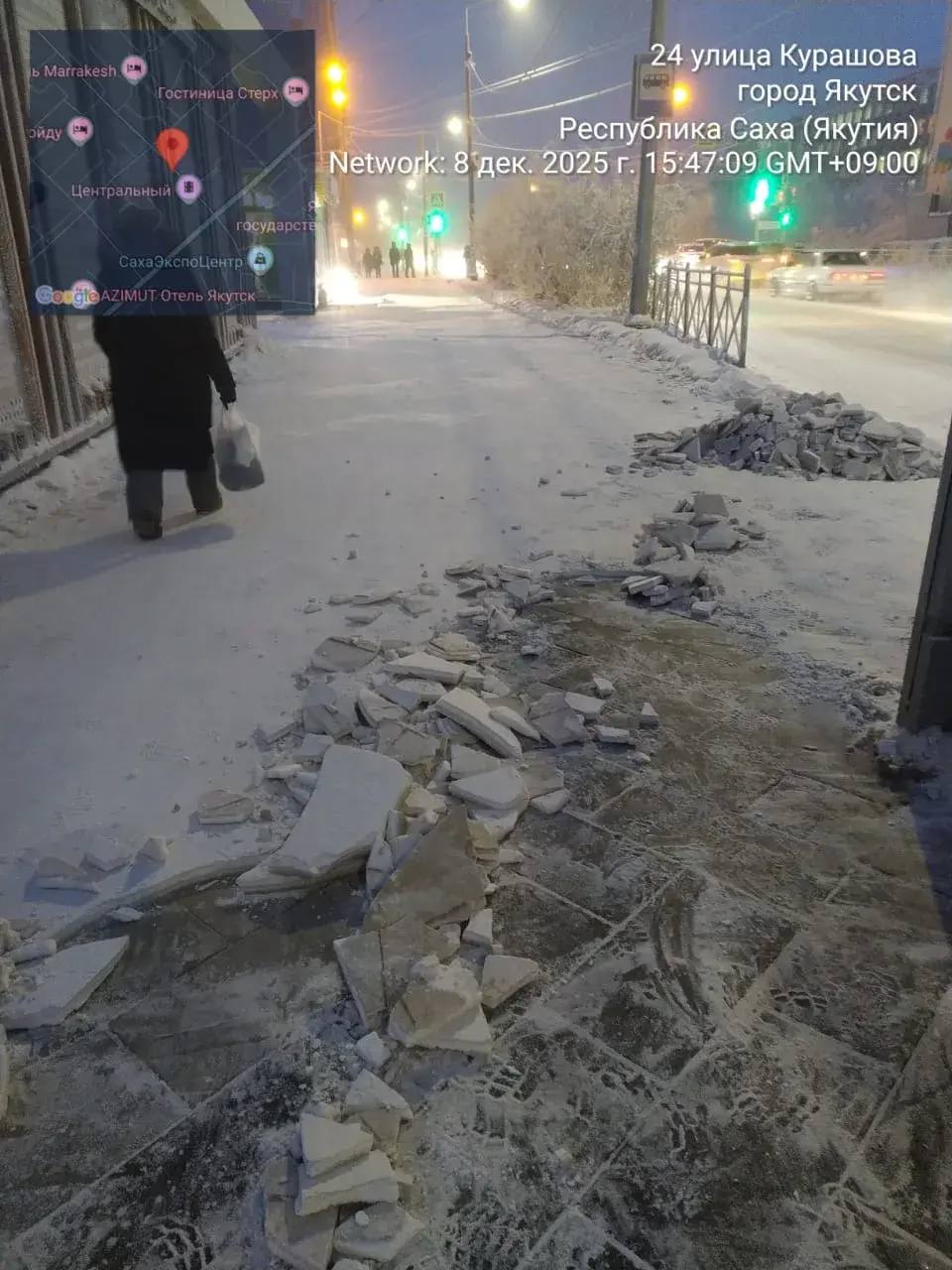 Очистка и вывоз снега с тротуаров подрядчиком на территории Центрального округа Очистка и вывоз снега с тротуаров подрядчиком на территории Центрального округа