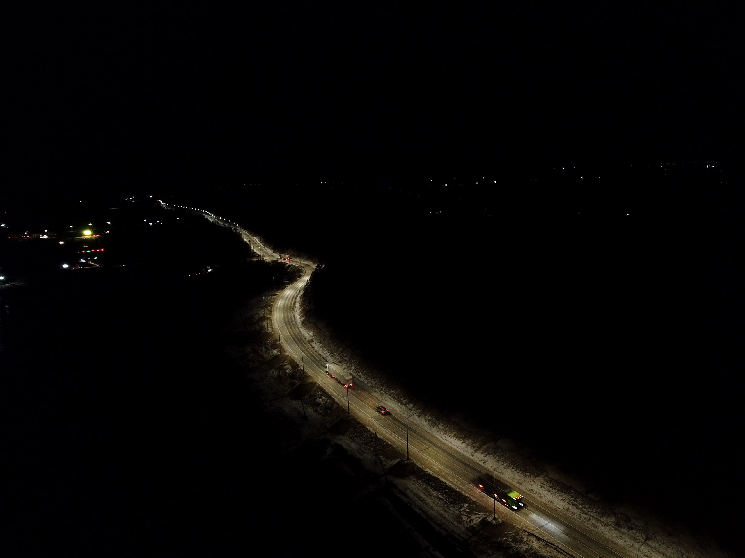 На федеральной трассе «Колыма» в Якутии завершено устройство освещения