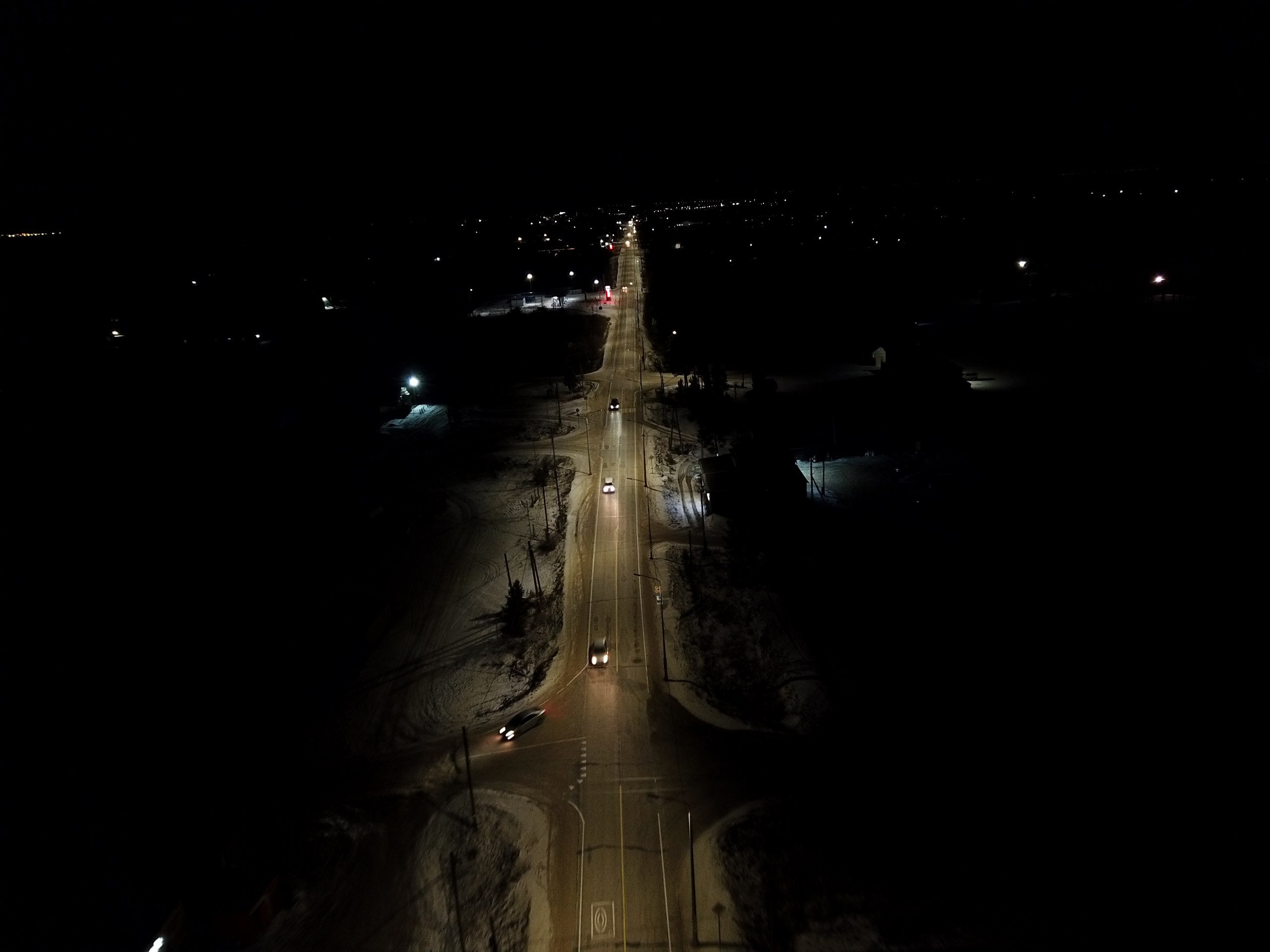 На федеральной трассе «Колыма» в Якутии завершено устройство освещения На федеральной трассе «Колыма» в Якутии завершено устройство освещения