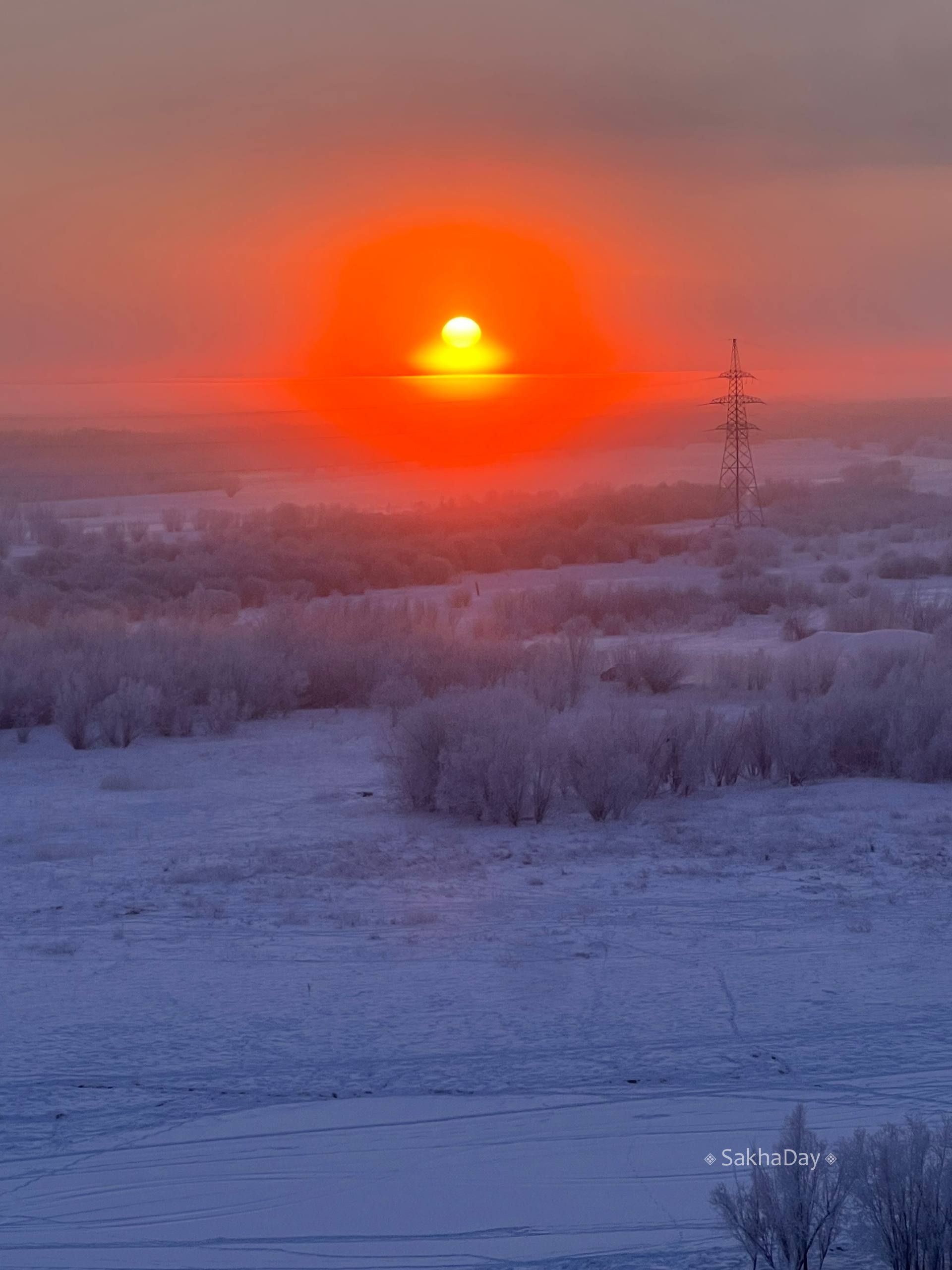 Закат сегодня. От подписчика