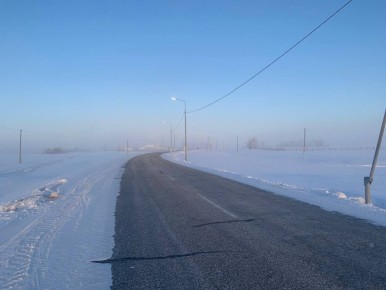 В Якутии на региональной автодороге «Нам» подключили 7,7 км наружного освещения