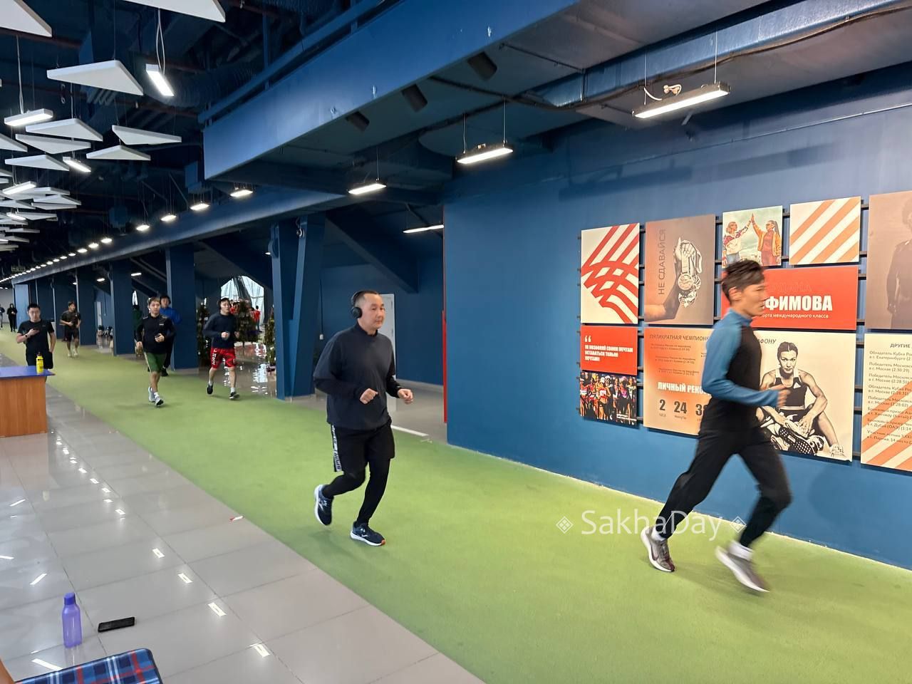 Утренняя тренировка в Триумфе Утренняя тренировка в Триумфе