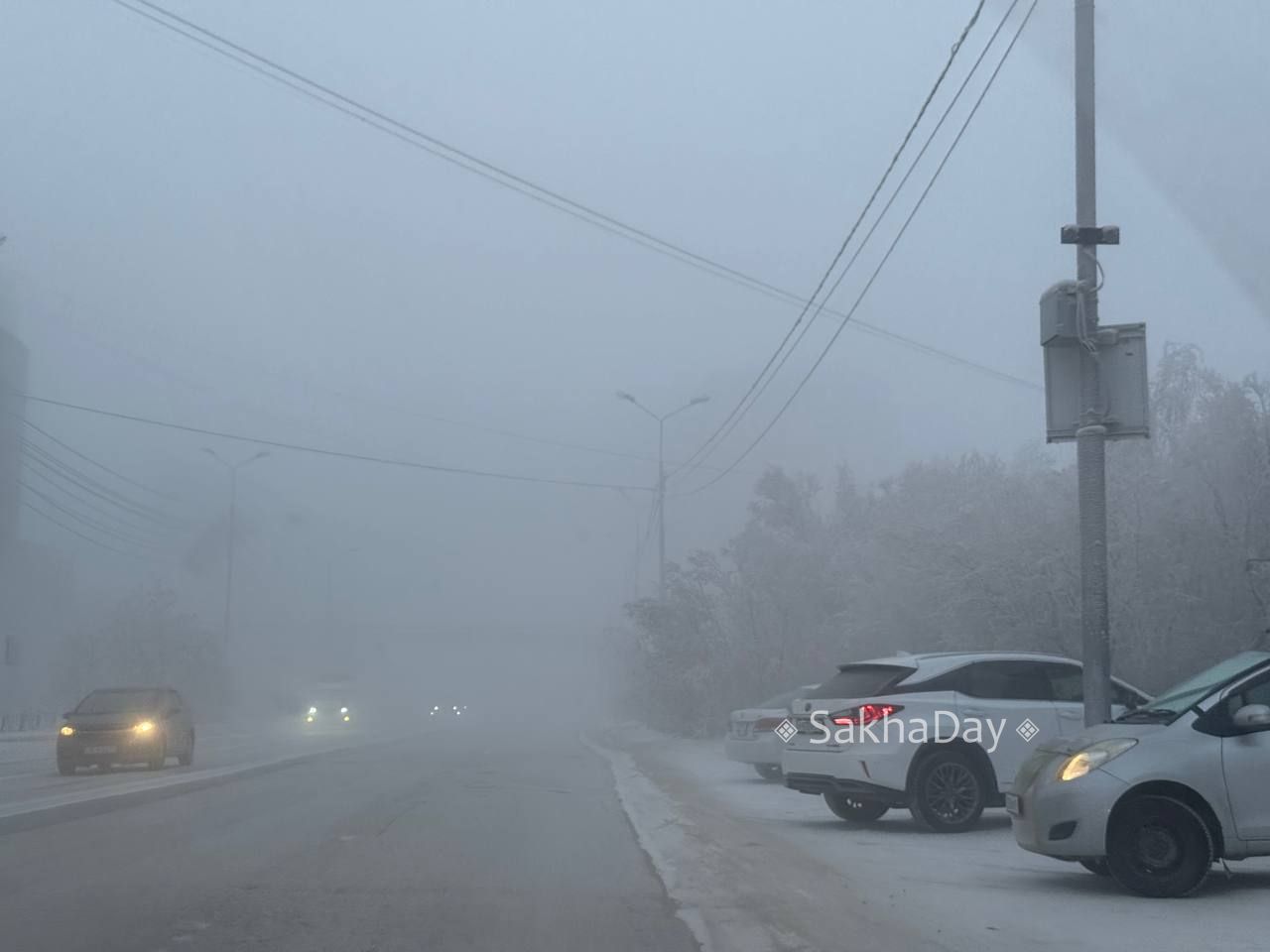 Утро туманное. #дляsakhaday